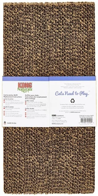 KONG Naturals Cat Scratcher Refill, 2-pack 4 KONG Naturals Cat Scratcher Refill, 2-pack - Image 2
