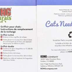 KONG Naturals Cat Scratcher Refill, 2-pack 11 KONG Naturals Cat Scratcher Refill, 2-pack -KONG Toys Shop 150517 PT4. SY630 V1603152724