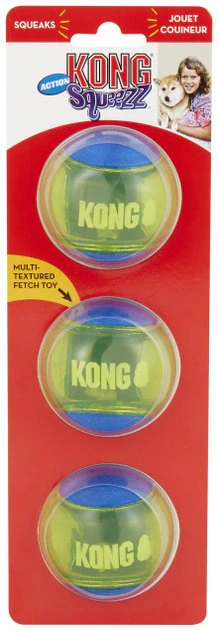 KONG Squeezz Action Ball Dog Toy
