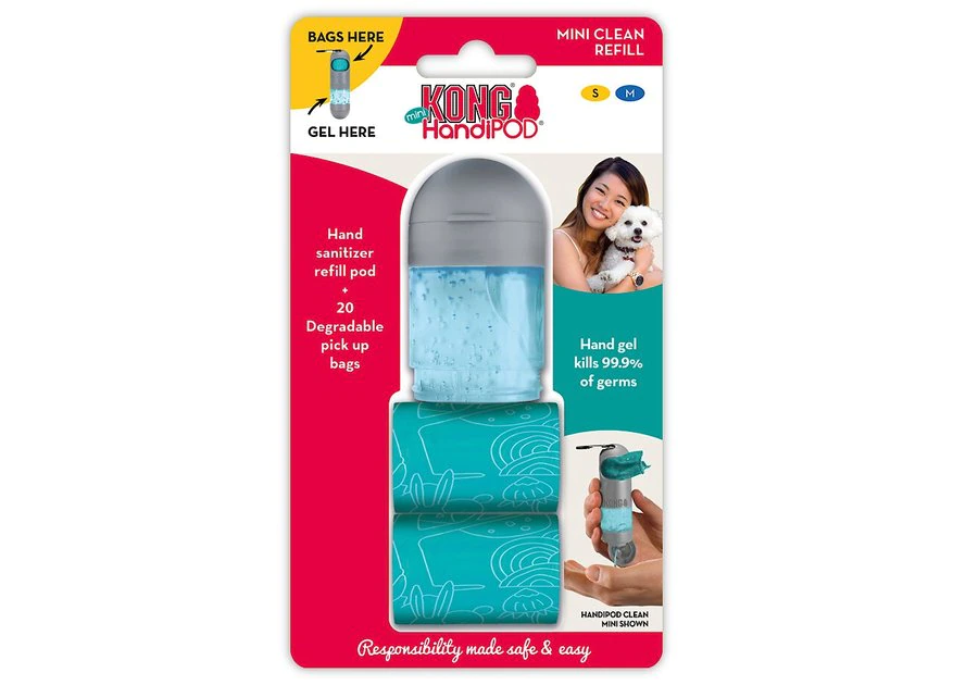 KONG HandiPOD Clean Dog Poop Bag Dispenser Refill 3 KONG HandiPOD Clean Dog Poop Bag Dispenser Refill