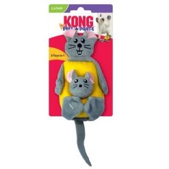 KONG Pull-A-Partz Cheezy Cat Toy -KONG Toys Shop 219705 PT3. SY630 V1631771180