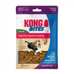 KONG Bites Chicken Dog Treats, 5-oz pouch