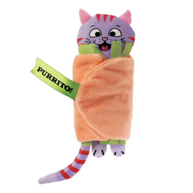 KONG Pull-A-Partz Purrito Plush Cat Toy with Catnip 3 KONG Pull-A-Partz Purrito Plush Cat Toy with Catnip