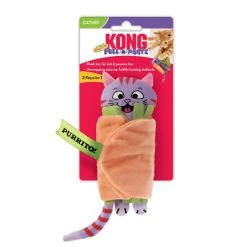 KONG Pull-A-Partz Purrito Plush Cat Toy with Catnip 10 KONG Pull-A-Partz Purrito Plush Cat Toy with Catnip -KONG Toys Shop 262939 PT3. SY630 V1611090475