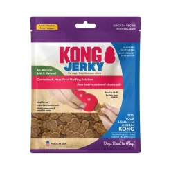 KONG Jerky Chicken Recipe Grain-Free Dog Small/Medium Treats, 5-oz pouch