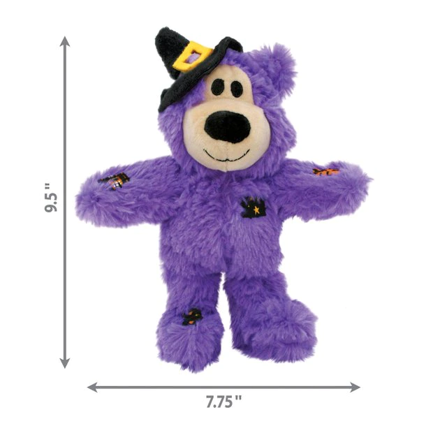 KONG Wild Knot Bear Squeaky Plush Dog Toy, Purple 4 KONG Wild Knot Bear Squeaky Plush Dog Toy, Purple - Image 2