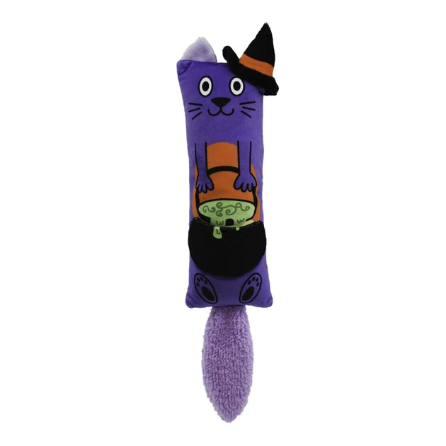 KONG Kickeroo 2-in-1 Witch Plush Cat Toy with Catnip 6 KONG Kickeroo 2-in-1 Witch Plush Cat Toy with Catnip - Image 4