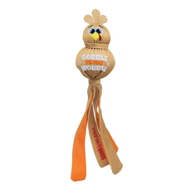 KONG Thanksgiving Wubba Ballistic Turkey Plush Dog Toy 3 KONG Thanksgiving Wubba Ballistic Turkey Plush Dog Toy