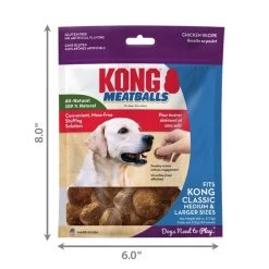 KONG Meatballs Grain-Free Chicken Dog Treats, 4-oz bag 9 KONG Meatballs Grain-Free Chicken Dog Treats, 4-oz bag -KONG Toys Shop 295098 PT3. SY630 V1623143272