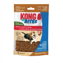 KONG Bites Mini Grain-Free Peanut Butter Dog Treats, 5-oz bag