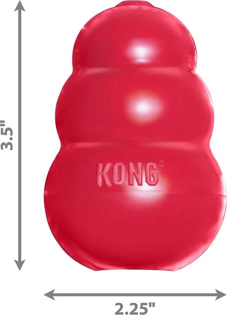 KONG Classic Toy + Calming Chews Small Dog Supplement 5 KONG Classic Toy + Calming Chews Small Dog Supplement - Image 3