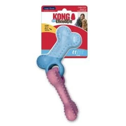 KONG ChewStix Puppy Linked Bones, Pink/Blue -KONG Toys Shop 329443 PT3. SY630 V1634835980