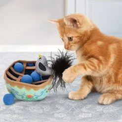 KONG Cat Puzzlements Pie Plush Cat Toy 8 KONG Cat Puzzlements Pie Plush Cat Toy -KONG Toys Shop 331294 PT2. SY630 V1633528673