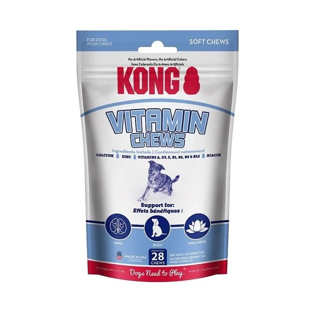 KONG Vitamin Soft & Chewy Dog Treats 3 KONG Vitamin Soft & Chewy Dog Treats
