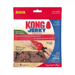 KONG Jerky Beef Grain-Free Gluten-Free Soft & Chewy Dog Small/Medium Treats