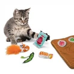KONG Pull-A-Partz Sushi Catnip Cat Toys, 5 count -KONG Toys Shop 370841 PT3. SY630 V1647474718