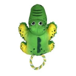 KONG Cozie Tuggz Alligator Dog Toy