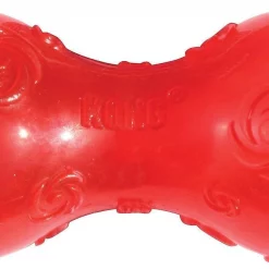 KONG Squeezz Dumbbell Dog Toy, Color Varies