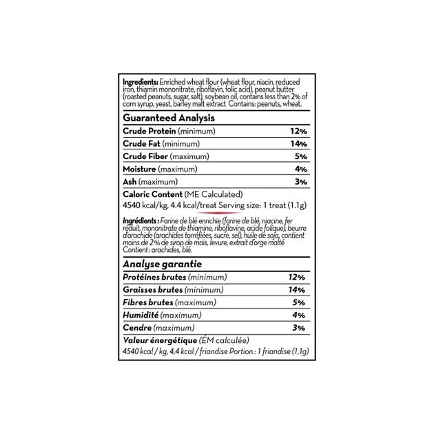 KONG Kitchen Natural Peanut Butter & Pretzel Crunchy Dog Treats, 18-oz tub 5 KONG Kitchen Natural Peanut Butter & Pretzel Crunchy Dog Treats, 18-oz tub - Image 3