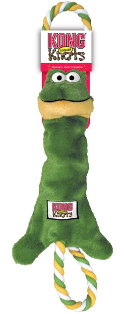 KONG Tuggerknots Frog Dog Toy 4 KONG Tuggerknots Frog Dog Toy - Image 2