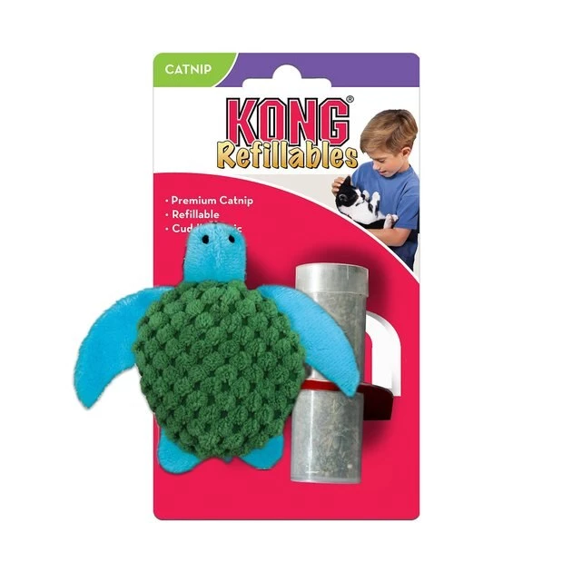 KONG Refillable Turtle Catnip Cat Toy 6 KONG Refillable Turtle Catnip Cat Toy - Image 4