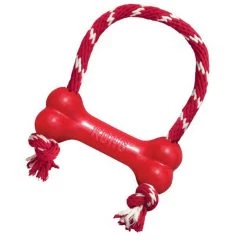 KONG Goodie Bone with Rope Dog Toy