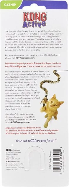KONG Snake Teaser Cat Toy 7 KONG Snake Teaser Cat Toy - Image 5