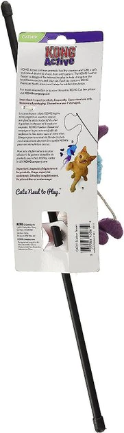 KONG Active Feather Teaser Cat Toy, Color Varies 7 KONG Active Feather Teaser Cat Toy, Color Varies - Image 5