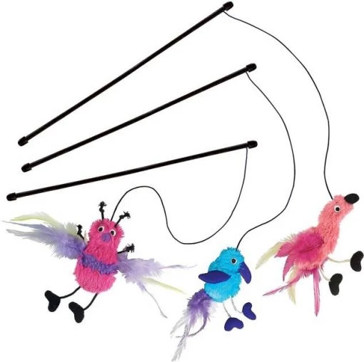 KONG Active Feather Teaser Cat Toy, Color Varies 16 KONG Active Feather Teaser Cat Toy, Color Varies -KONG Toys Shop 66578 PT5. SY630 V1603164987