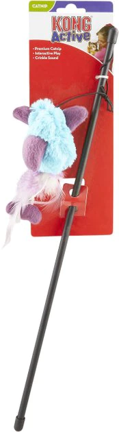 KONG Active Feather Teaser Cat Toy, Color Varies 10 KONG Active Feather Teaser Cat Toy, Color Varies - Image 8