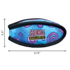 KONG Ballistic Football Dog Toy, Color Varies -KONG Toys Shop 77551 PT2. SY630 V1603135604