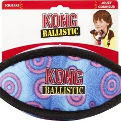 KONG Ballistic Football Dog Toy, Color Varies -KONG Toys Shop 77551 PT3. SY630 V1603154481