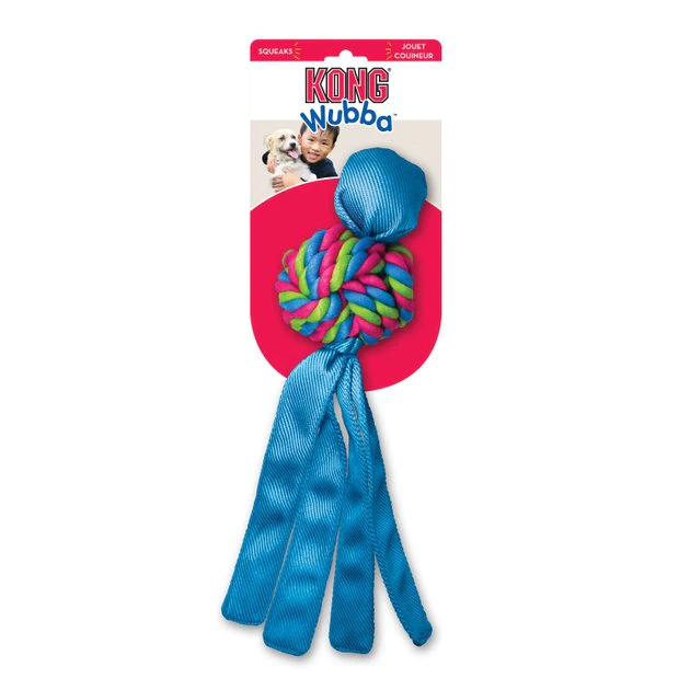 KONG Wubba Weave Dog Toy, Color Varies 6 KONG Wubba Weave Dog Toy, Color Varies - Image 4