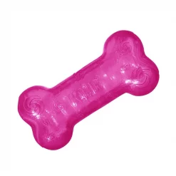 KONG Squeezz Crackle Bone for Dogs, Color Varies