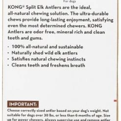 KONG Wild Split Elk Antler Dog Chew 17 KONG Wild Split Elk Antler Dog Chew -KONG Toys Shop 88745 PT8. SY630 V1605324712