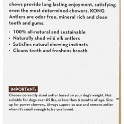 KONG Wild Split Elk Antler Dog Chew 17 KONG Wild Split Elk Antler Dog Chew -KONG Toys Shop 88746 PT8. SY630 V1605321115