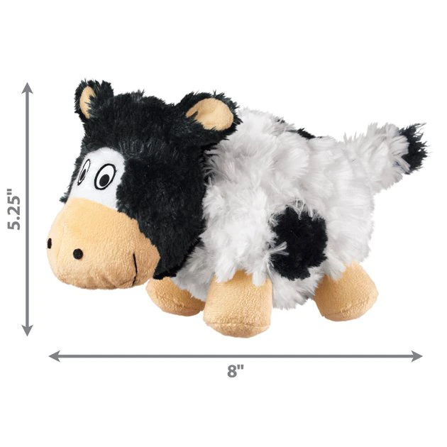 KONG Barnyard Cruncheez Cow Dog Toy 4 KONG Barnyard Cruncheez Cow Dog Toy - Image 2