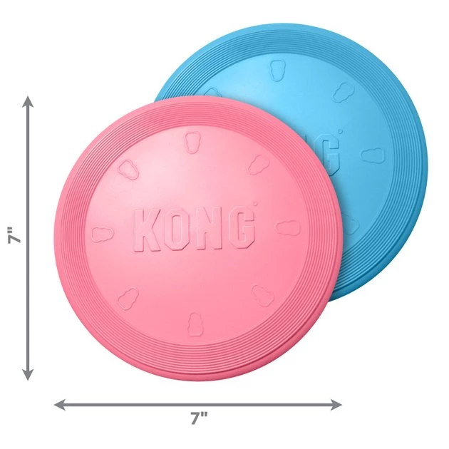 KONG Puppy Flyer Dog Toy, Color Varies 5 KONG Puppy Flyer Dog Toy, Color Varies - Image 3